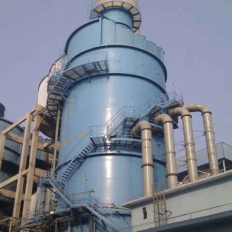 脫硫塔安裝現(xiàn)場(chǎng)