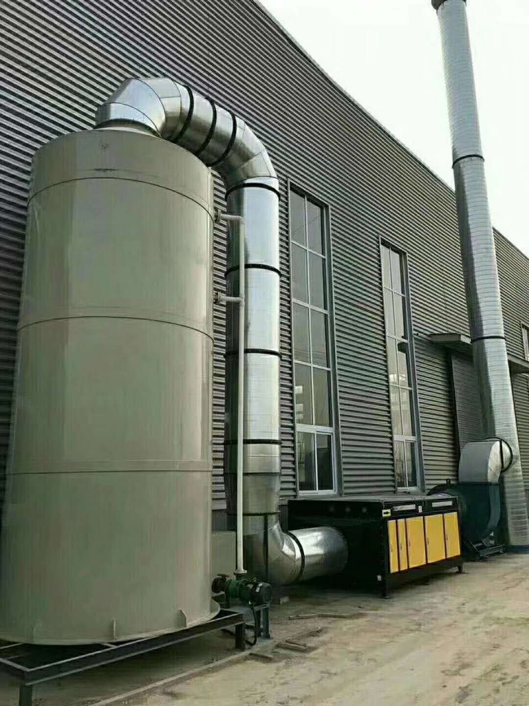 噴漆塔光氧安裝圖